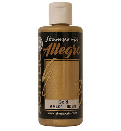Stamperia – Allegro Acryl Paint 60ml – Metallic Goud