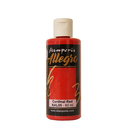 Stamperia – Allegro Acryl Paint 60ml – Cardinal Red