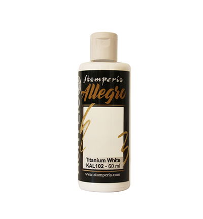 Stamperia – Allegro Acryl Paint 60ml – Titanium White