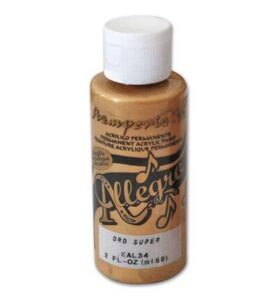 Stamperia – Allegro Acryl Paint 60ml – Super gold Metallic