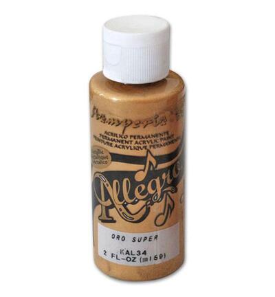 Stamperia – Allegro Acryl Paint 60ml – Super gold Metallic