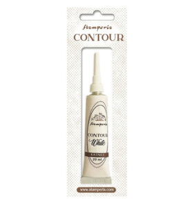 Stamperia – Contour liner 20ml – Wit