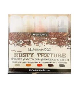 Stamperia – Rusty Texture verf 5x20ml