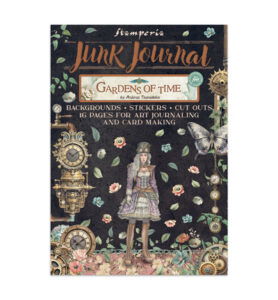 Gardens of Time – Printed Art Junk Journal stickers, cut-outs, backgrounds for Art and Craft