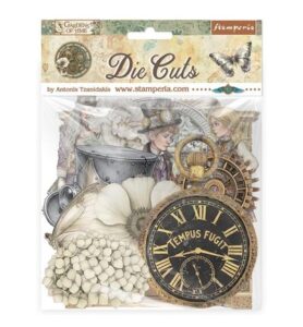 Gardens of Time – Printed decorative Die cuts for Art and Craft