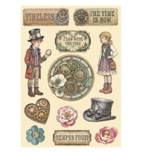 Gardens of Time – Printed decorative Wooden shape for Art and Craft