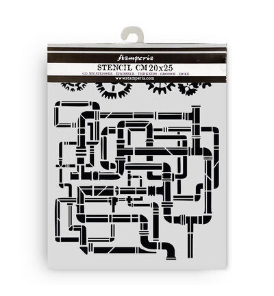 Gardens of Time – Cut laser stencil for Art and Craft – Tubes