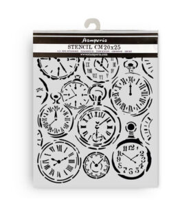 Gardens of Time – Cut laser stencil for Art and Craft – Half friezes
