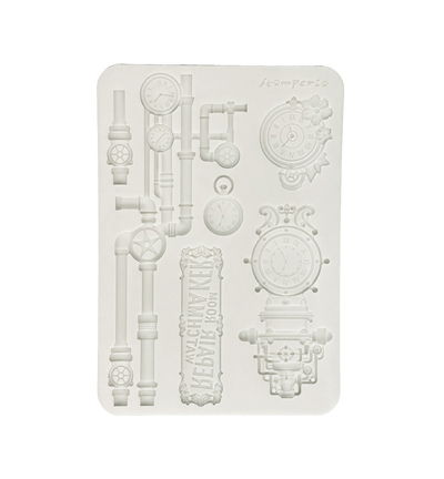 Gardens of Time – Silicon mould Designs for Art and Craft – Clocks and tubes