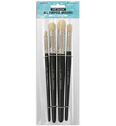 Gardens of Time – Set of 4 Art brushes size 6