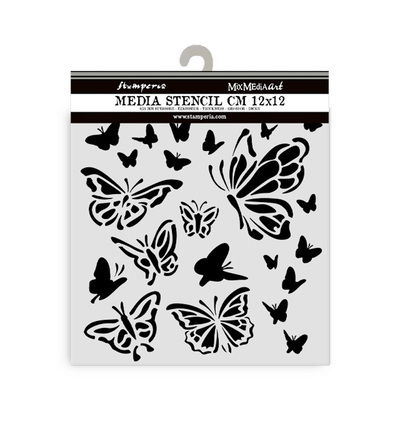 House of Roses – Thick stencil – Papillon