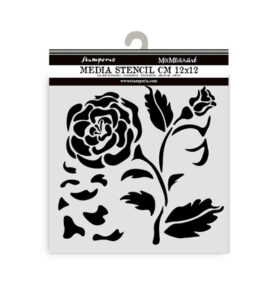 House of Roses – Thick stencil – Big rose