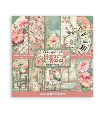 House of Roses – Scrapbooking Pad 10 sheets