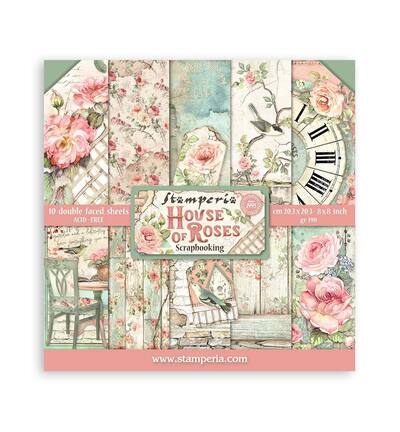 House of Roses – Scrapbooking Small Pad 10 sheets
