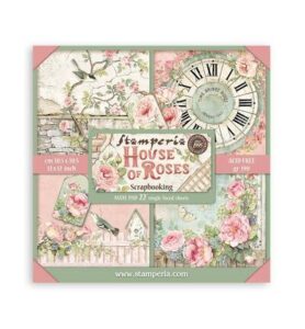 House of Roses – Scrapbooking Pad 22 sheets Single face