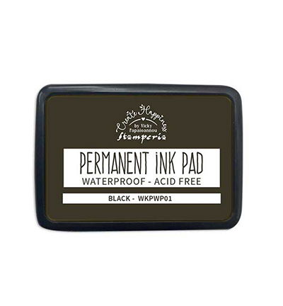 Stamperia – Create Happiness Permanent Ink pad – Black