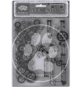 Gardens of Time – Decorative Acrylic stamp design for Art and Craft – Tubes