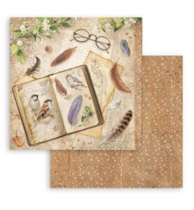 All Around – Printed Double Face scrapbooking sheet for Art and Craft – Book