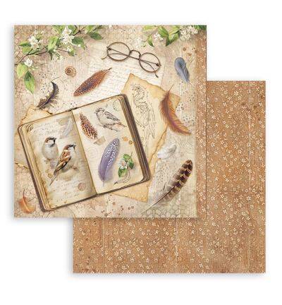 All Around – Printed Double Face scrapbooking sheet for Art and Craft – Book