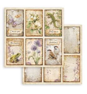 All Around – Printed Double Face scrapbooking sheet for Art and Craft – 6 Cards