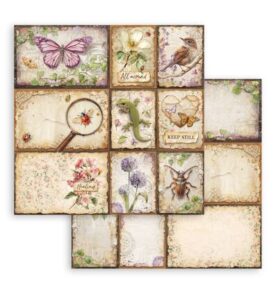 All Around – Printed Double Face scrapbooking sheet for Art and Craft – Mixed cards
