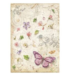 All Around – Printed A4 Rice paper for Art and Craft – Butterfly