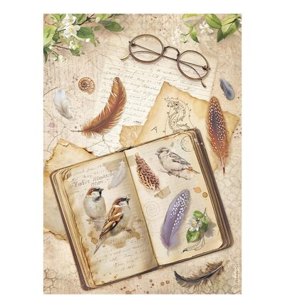 All Around – Printed A4 Rice paper for Art and Craft – Book