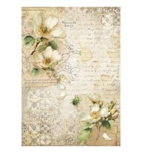 All Around – Printed A4 Rice paper for Art and Craft – Camellia
