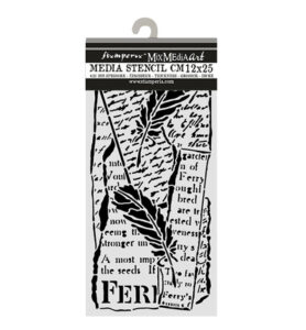 All Around – Cut laser stencil for Art and Craft – Letter and feathers