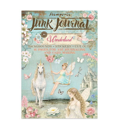 Wonderland – Printed Art Junk journal stickers, cut-outs, backgrounds for Art and Craft