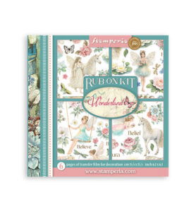 Wonderland – Printed Decorative Rub on kit for Art and Craft