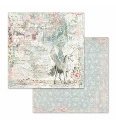 Wonderland – Scrapbooking Double face sheet – Unicorn fantasy