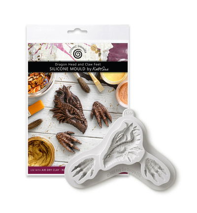 Cosmic Shimmer Dragon Head and Claw Feet Silicone Mould