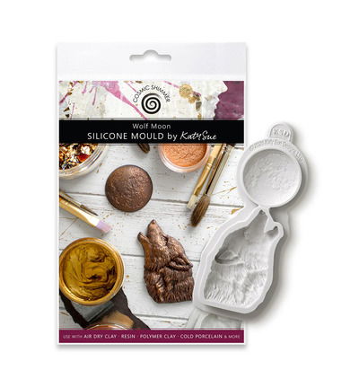 Cosmic Shimmer Wolf Moon Silicone Mould