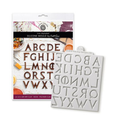 Cosmic Shimmer Iron Alphabet Silicone Mould