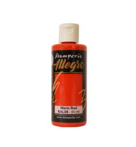 Stamperia – Allegro Acryl Paint 60ml – Warm red