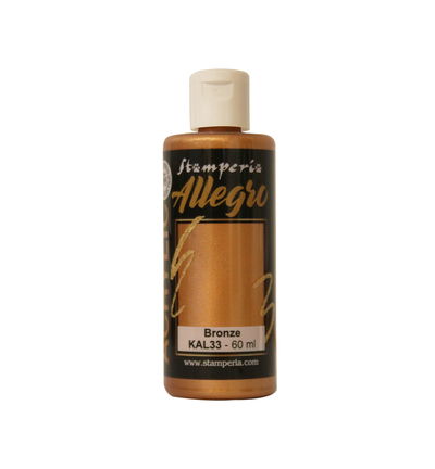 Stamperia – Allegro Acryl Paint 60ml – Bronze Metallic