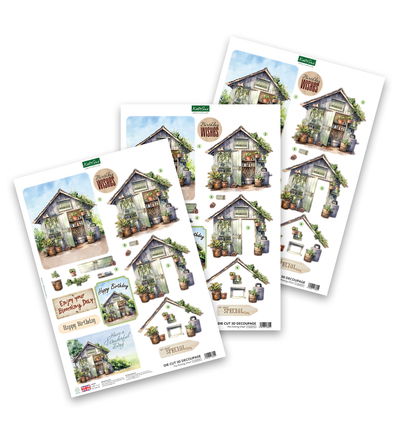 Die-cut decoupage – The Potting Shed