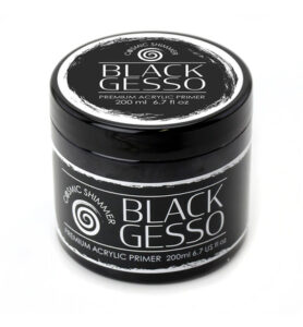 Cosmic Shimmer Premium gesso – Zwart