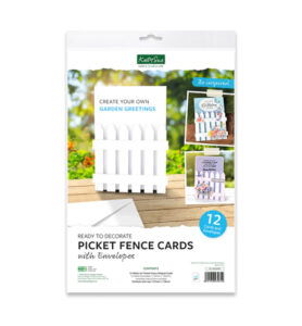Picket Fence kaarten en enveloppen – Wit 127 x 178 mm
