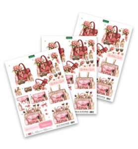 Katy Sue Designs 3D die-cut decoupage – Blush & Bloom Beauty Bag