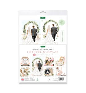 Katy Sue Designs 3D die-cut decoupage – Forever & Always