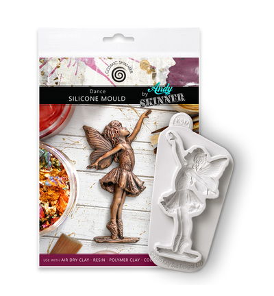 Cosmic Shimmer Silicone Mould, Dance by Andy Skinner