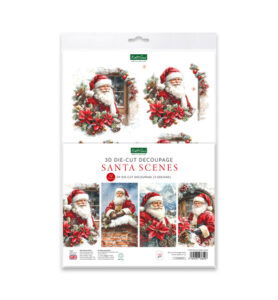 Katy Sue Designs 3D die-cut decoupage, Santa Scenes