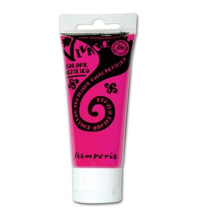 Stamperia – Acrylic Vivace Paint 60ml – Magenta Red