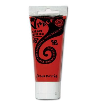 Stamperia – Acrylic Vivace Paint 60ml – Cardinal Red