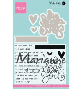 Clear Stamps Karin’s Ik denk aan jou