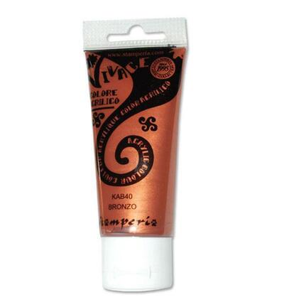 Stamperia – Acrylic Vivace Paint 60ml – Metal Bronze