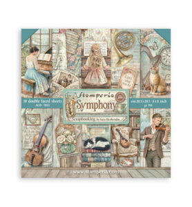 Symphony – Scrapbooking Printed Small Pad for Art and Craft – 10 sheets