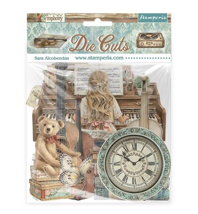 Symphony – Printed decorative Die cuts for Art and Craft